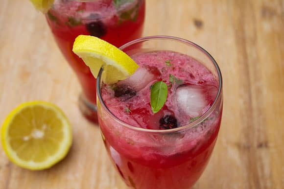Blackberry Basil Lemonade