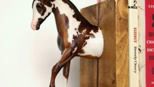 Cowgirl Weekend Breyer horse bookends