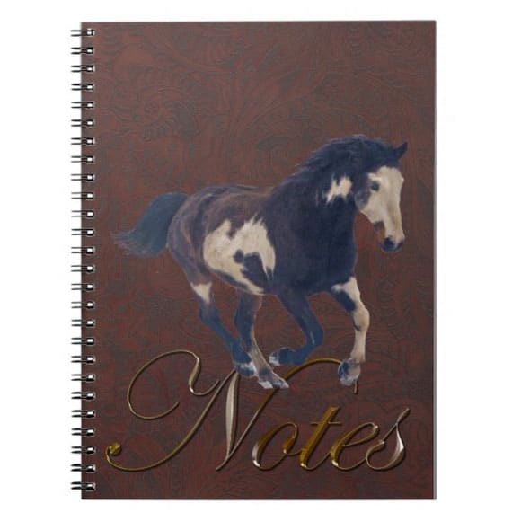 Paint horse notebook