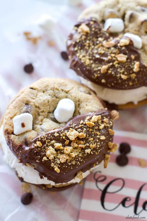 S'more Cookie Sandwich