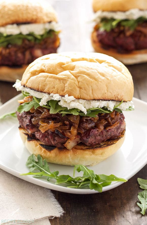 Bacon Burgers with Bourbon