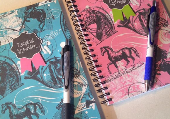 Colorful Horse Notebooks