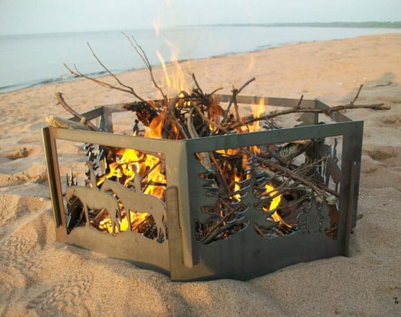 Horse fire pit