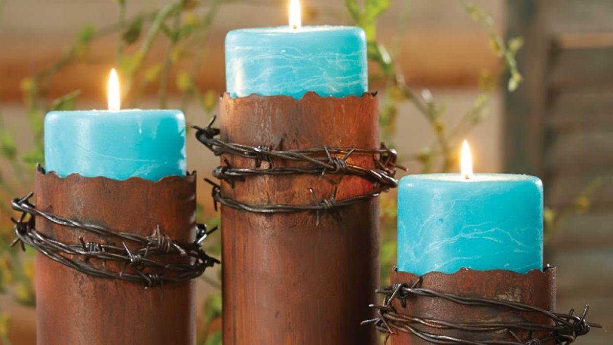 Barbed Wire Candles