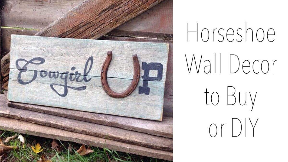 Horseshoe Wall Decor to buy or DIY