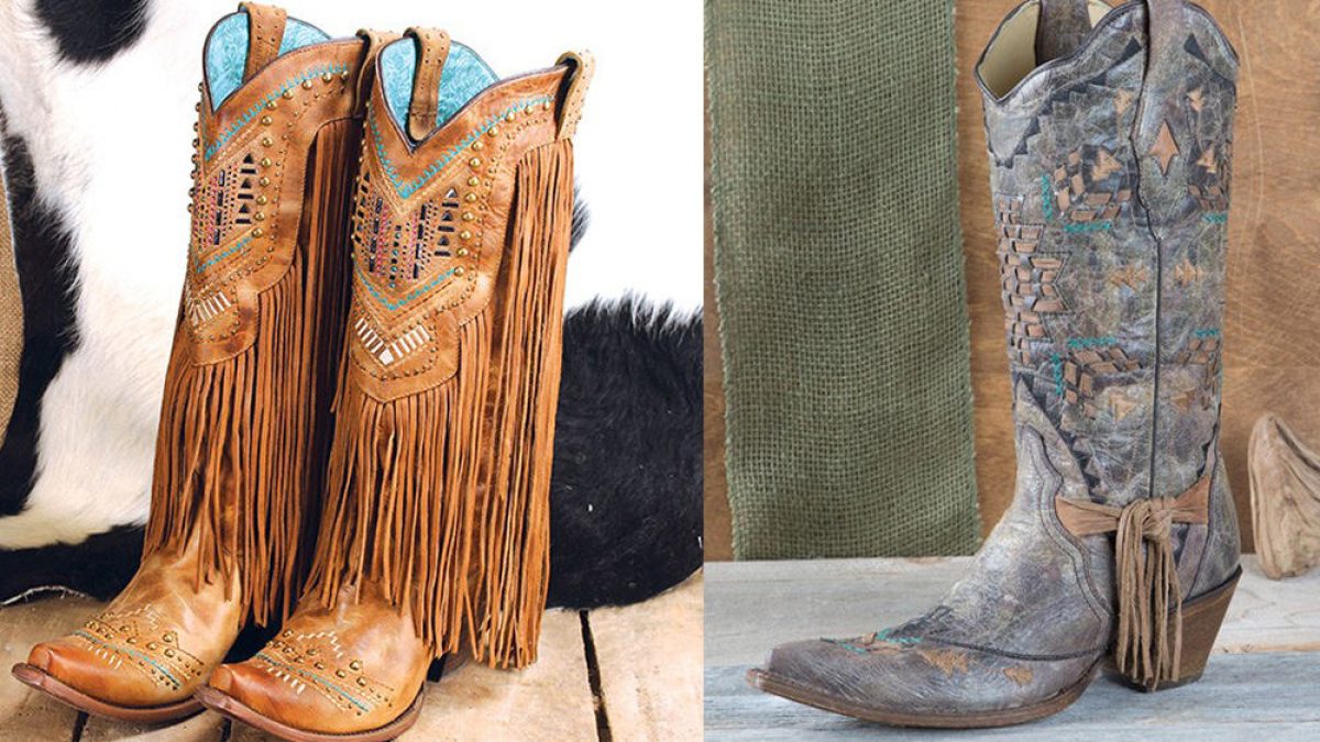 Fringe Corral Cowboy Boots