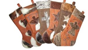 Leather-and-cowhide-western-Christmas-stockings