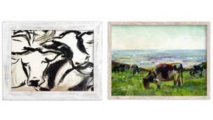 Cool cattle prints from Minted