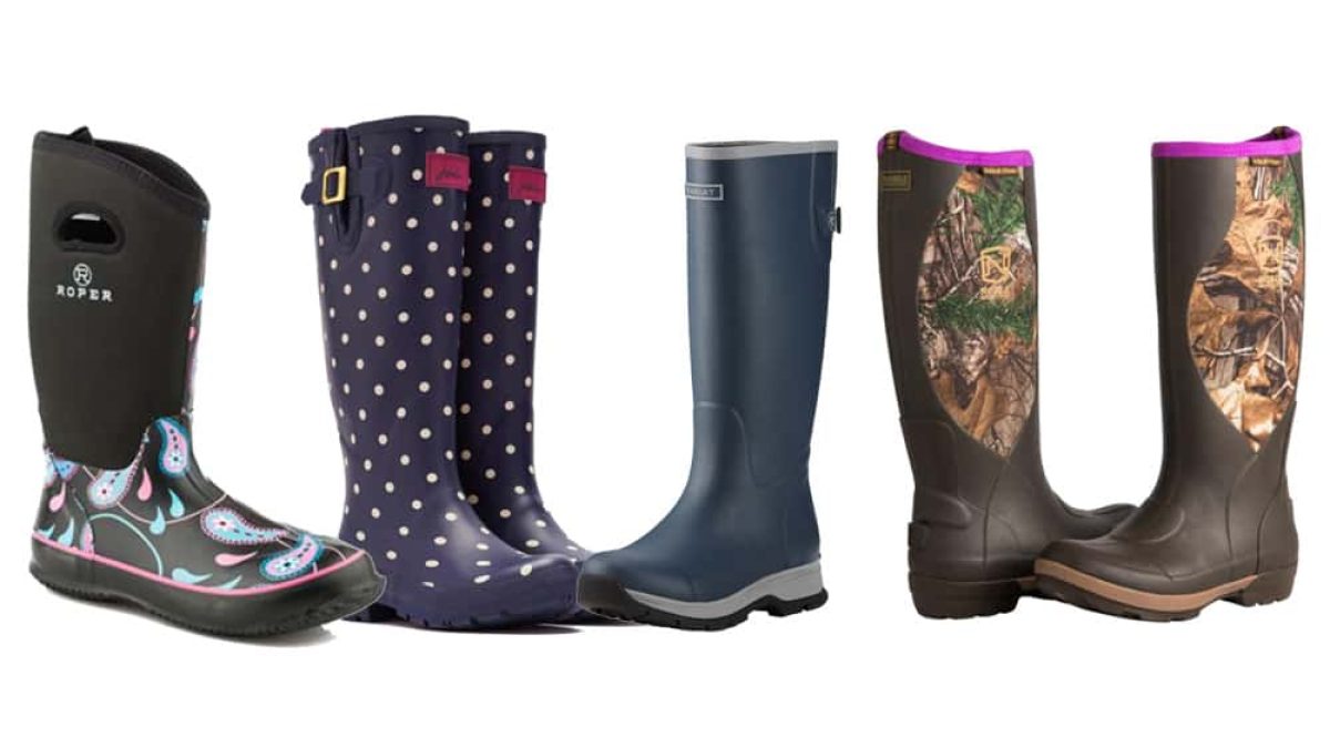 Fight the elements with these barn boots