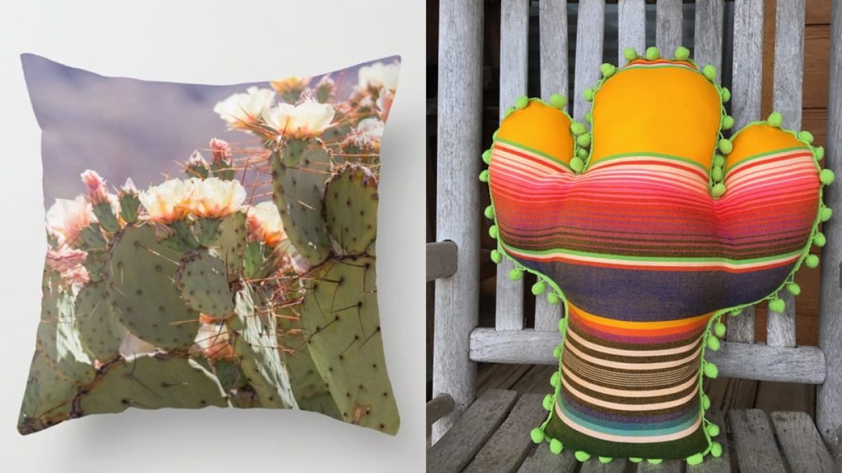 cool cacti pillows