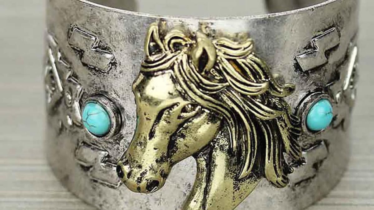 horse head and turquoise jewelry