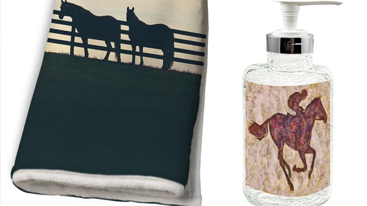 Horse themed bathroom accessories