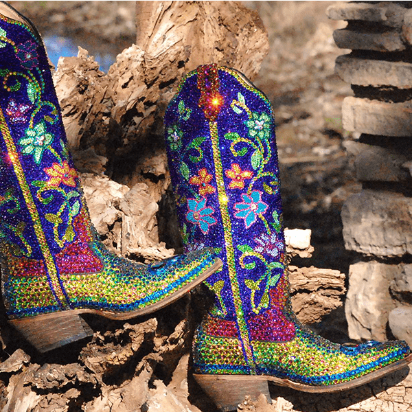 jacqi bling blinged out boots cowgirl magazine