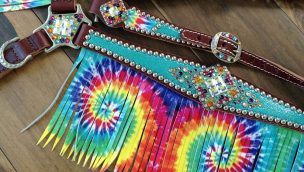 Groovy Psychedelic Horse Tack