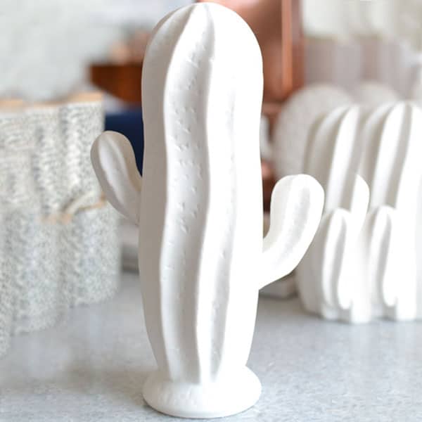 bloomingville cactus cacti vase vases white porcelain decor home decor cowgirl magazine