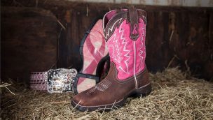 lady rebel breast cancer awareness durango boots cowgirl magazine
