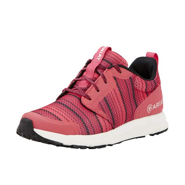 ariat fuse tennis shoes shoe running run runner serape pink cheetah lace