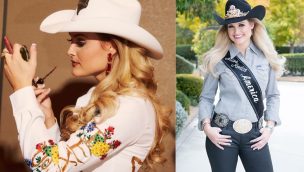 miss rodeo America western fashion top ten 10 outfits outfit ensemble wrangler clothing clothes apparel boot rugs greeley hat works cowgirl magazine