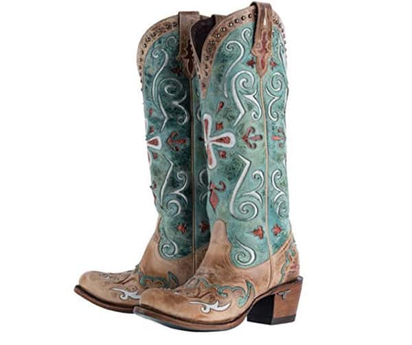 turquoise boots turquoise cowboy boots wedding boots cowgirl magazine
