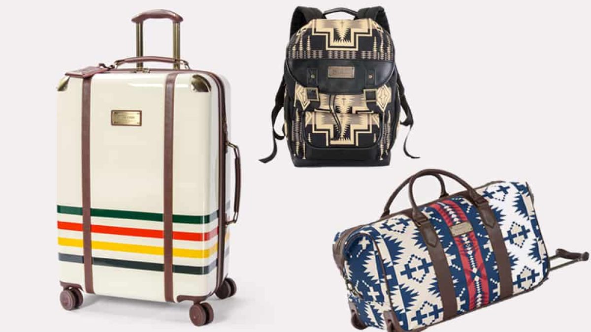 Pendleton luggage bag bags luggage set aztec travel traveling cowgirl magazine