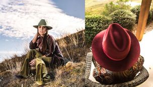 rodeo king tracker trackers merlot olive denim cowgirl magazine hat hats
