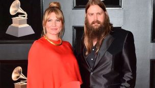 Chris Stapleton and wife Morgane at the 60th Annual Grammy Awards 2018 Cowgirl Magazine