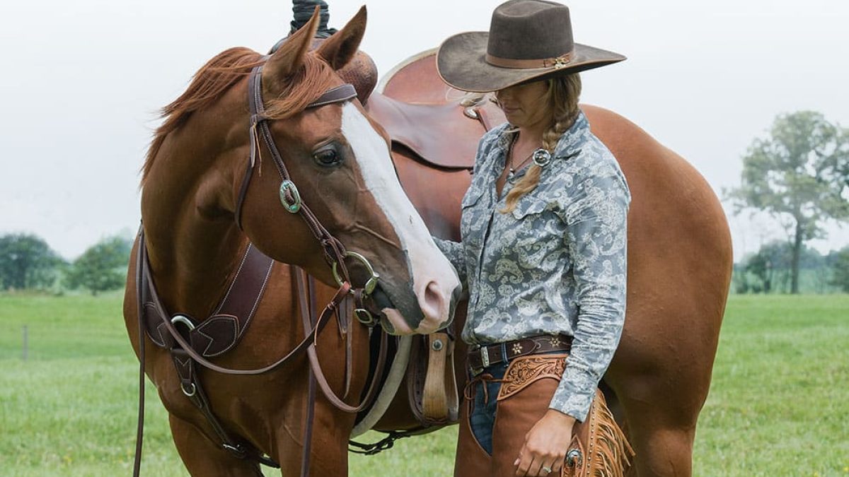 Weaver Leather Headstalls Cowgirl with Horse Cowgirl Magazine