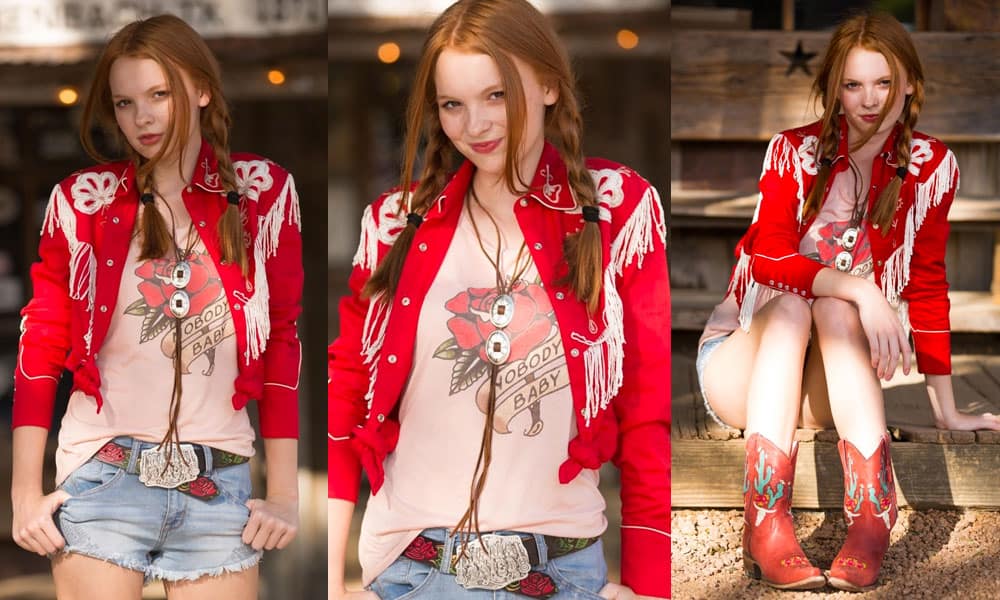 junk gypsy red outfit cowgirl magazine