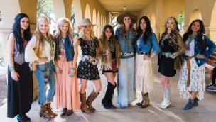 rfd-tv's the american fashion show denim and velvet cowgirl magazine
