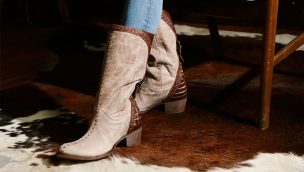 Lane Boots Patina Vie Coachella brown leather boots