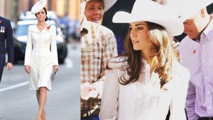 Kate Middleton London cowboy hat cowgirl magazine