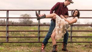 couple dancing in durango boots patriotic boot collection