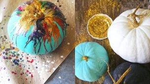 Painted Pumpkins Please! Hold The Carving, Add Glitter! cowgirl magazine