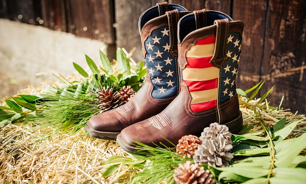 womens lady rebel flag cowboy boots durango