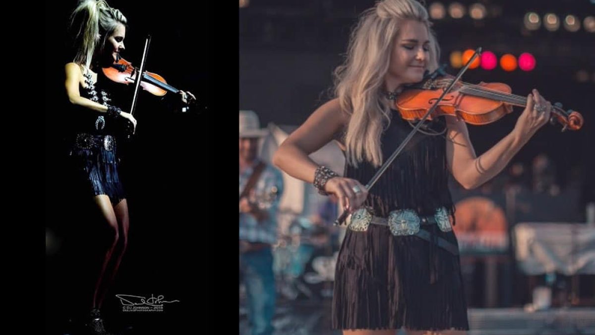 Brooke latke chance Williams band fiddle violin country music western fashion cowgirl magazine