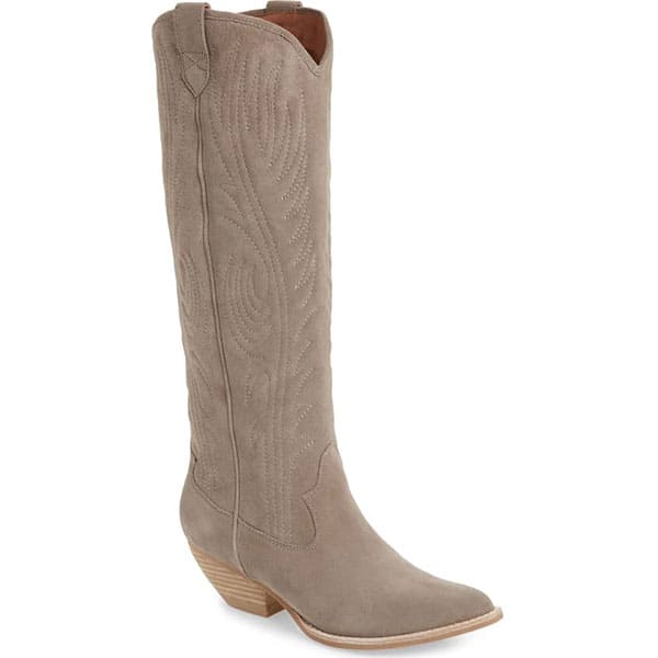 cowboy boot cowgirl magazine suede