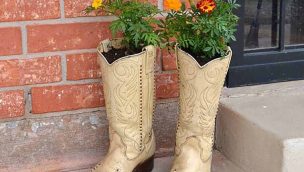 Cowgirl | Cowboy Boot Planter