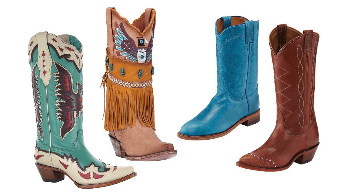 footwear flashback vintage boots cowgirl magazine