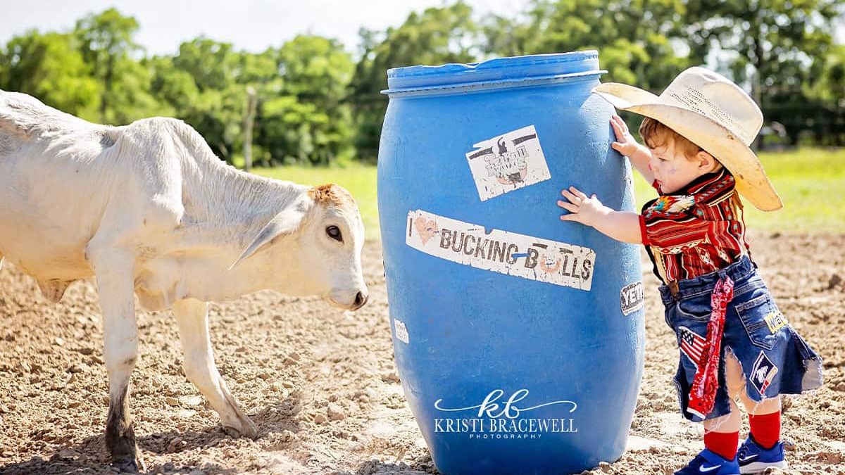 baby bullfighter cowgirl magazine Kristi bracewell photography