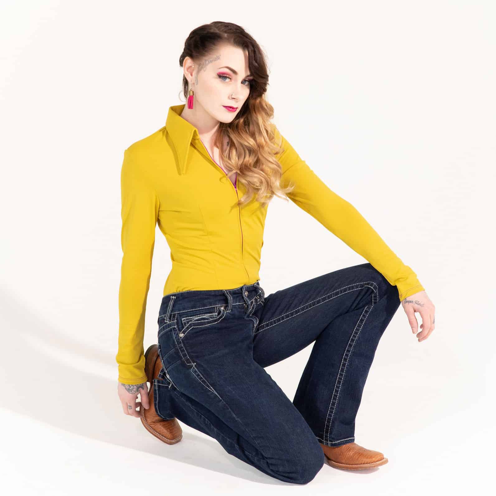 Mustard Solid (Yellow), $179 from Sundial Show clothes