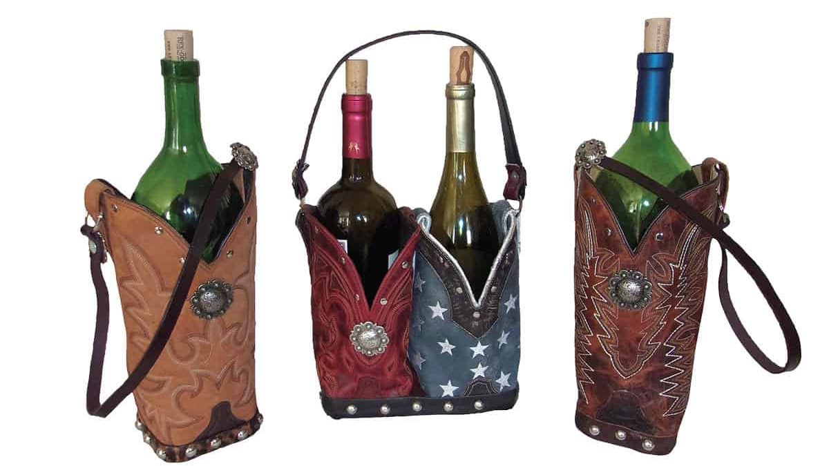 chris thompson bag wine bottle holder cowgirl magazine