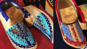 beaded moccasins John Murie cowgirl magazine