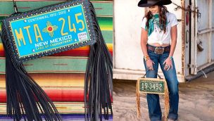 chris west originals license plate bags cowgirl magazine