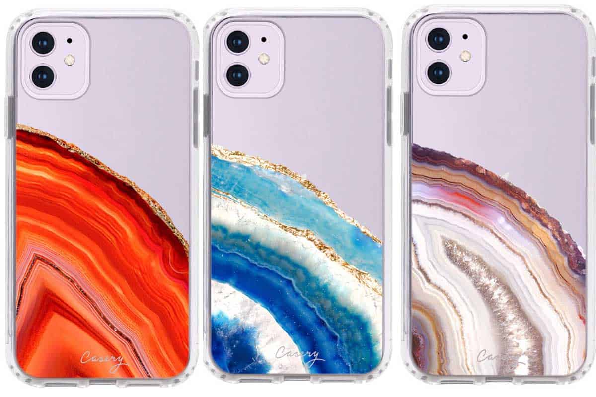 Casery dusty agate geode floral marble animal print new phone case iPhone 11