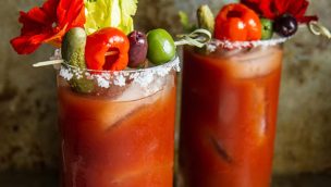 Roasted Red Pepper Bloody Mary cowgirl magazine