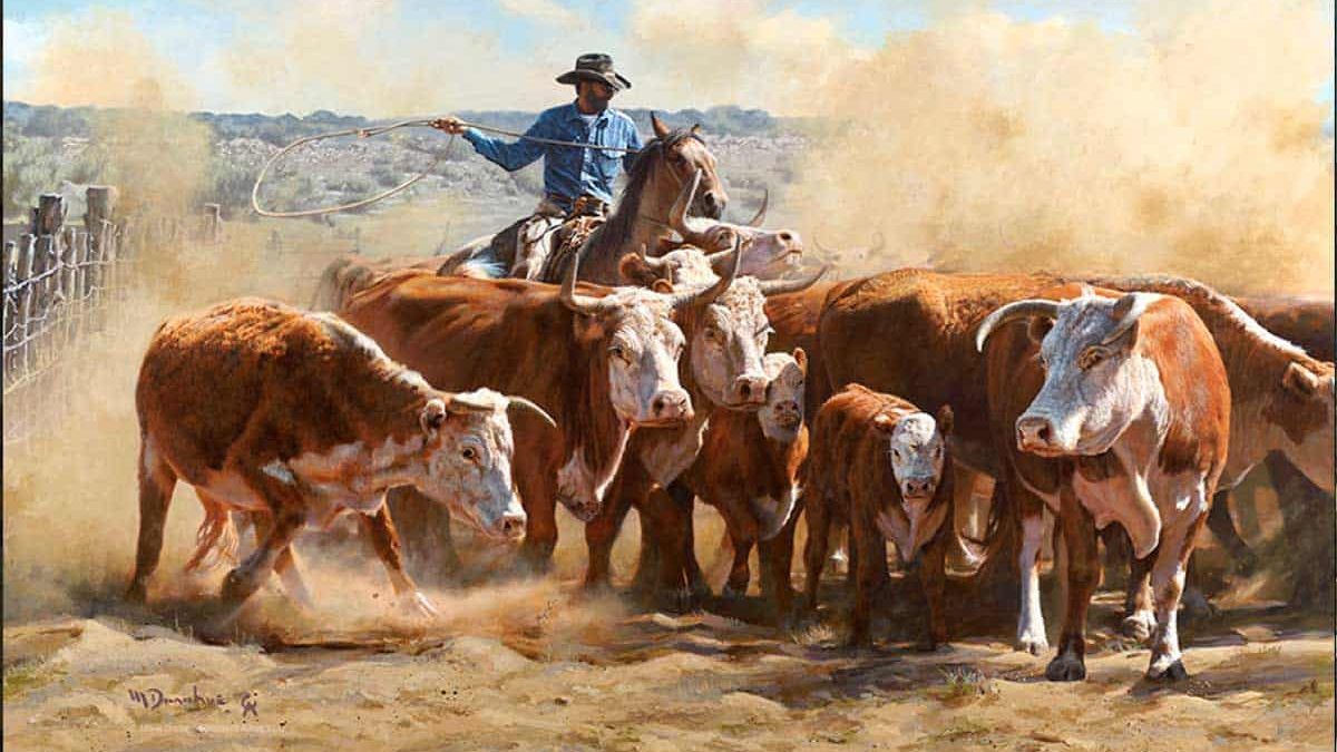 Mikel Donahue art western art cowgirl magazine