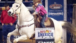 rfd-tv's the american rodeo barrel racing cowgirl magazine