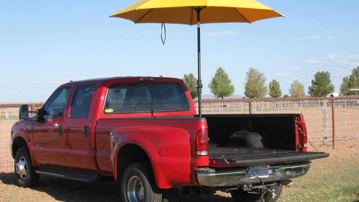 tailgate umbrella tailgate patio cowgirl magazine