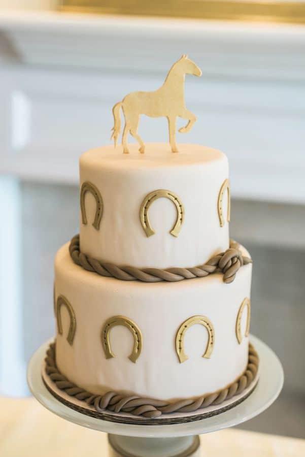 horseshoes cake cowgirl magazine