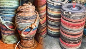 rope basket red roan rope baskets cowgirl magazine